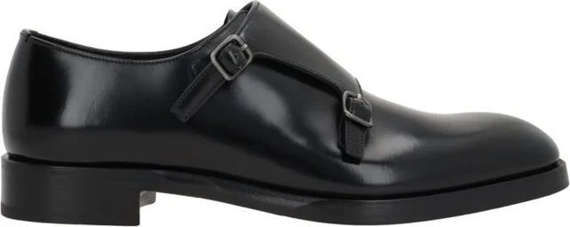 Prada Double-Buckle Slip-On Loafers