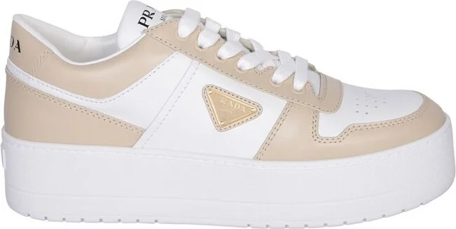 Prada Downtown Bold Lace-Up Sneakers