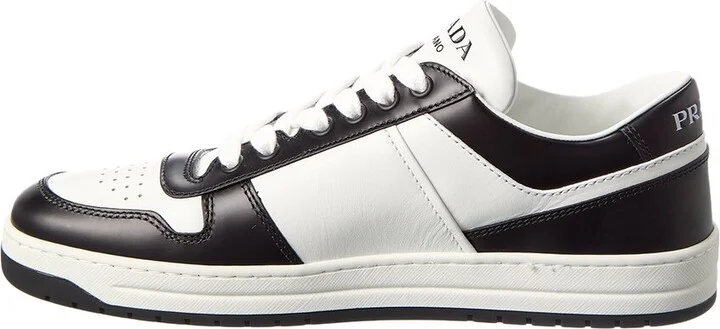 Prada Downtown Leather Sneaker - Image 2
