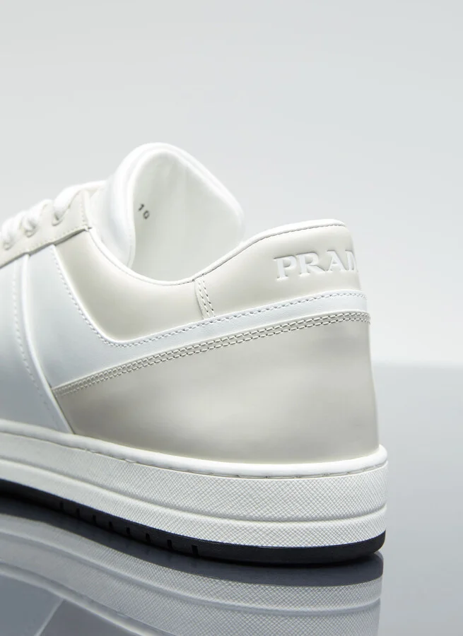 Prada Downtown Leather Sneakers - Man Sneakers Beige Uk - 12 - Image 6