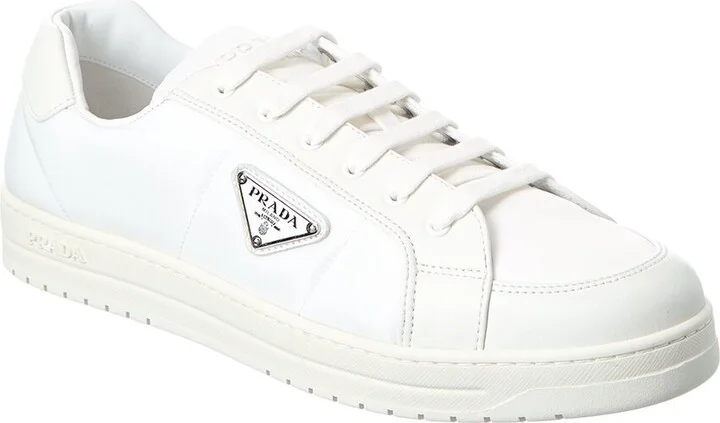 Prada Downtown Re-Nylon & Leather Sneaker