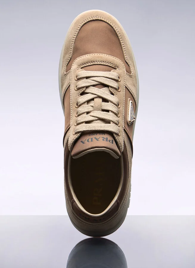 Prada Downtown Sneakers - Woman Sneakers Beige Eu - 36 - Image 7