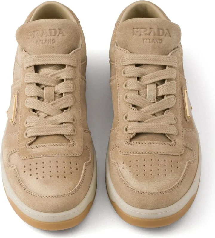 Prada Downtown Suede Sneakers - Image 4