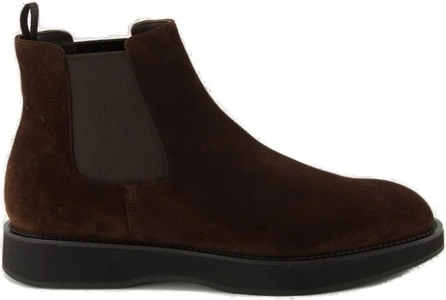 Prada Elasticated-Panel Slip-On Chelsea Boots