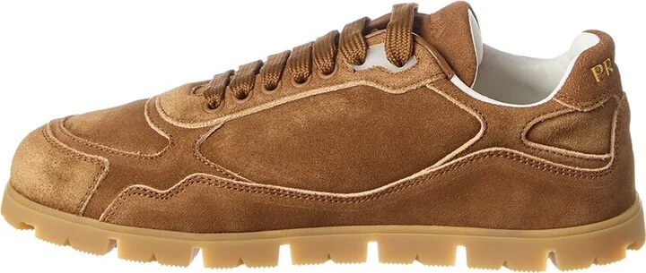 Prada Faded Suede Sneaker - Image 2
