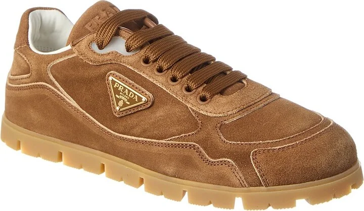 Prada Faded Suede Sneaker