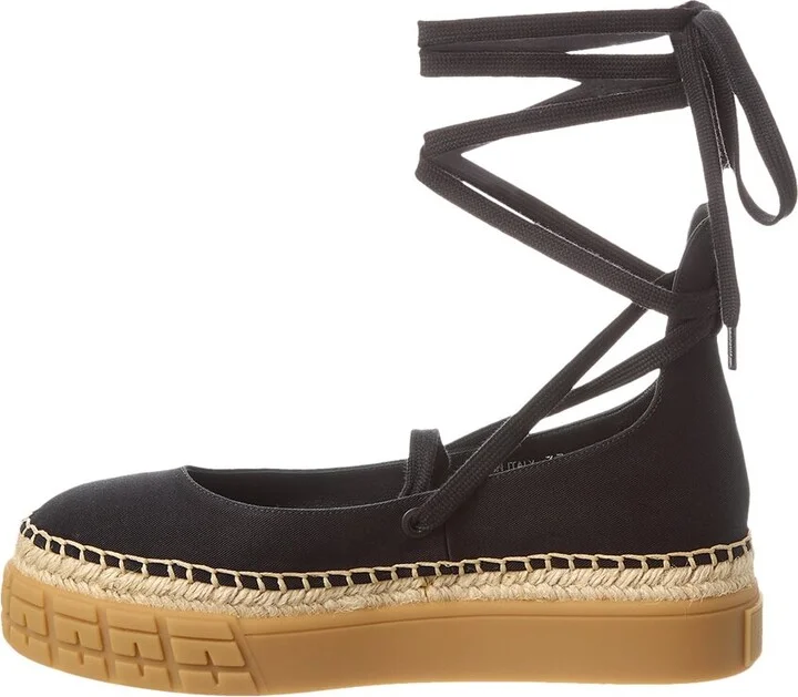 Prada Gabardine Platform Espadrille - Image 2