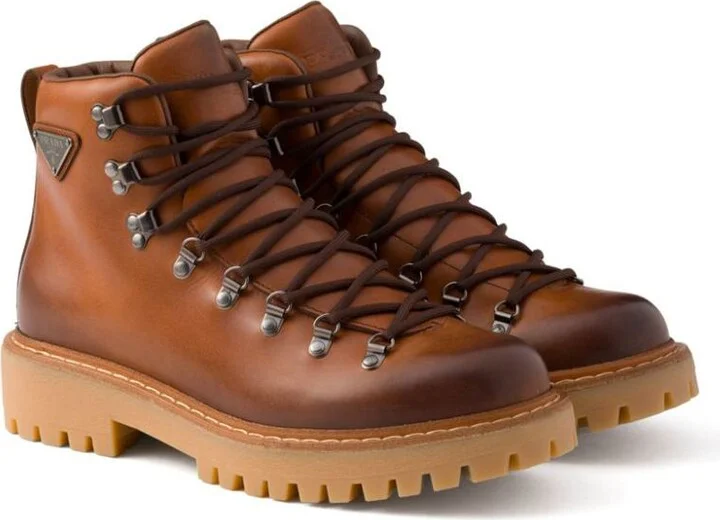 Prada Lace-Up Ankle Boots - Image 7