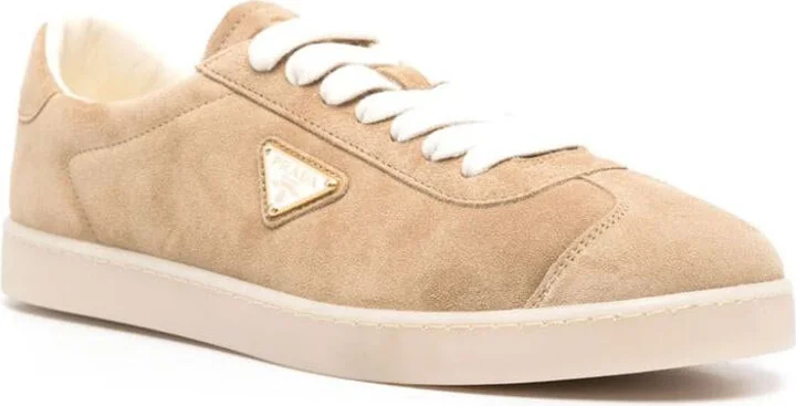Prada Lane Leather Sneakers - Image 2