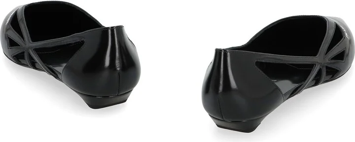 Prada Leather Ballet Flats - Image 4