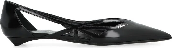 Prada Leather Ballet Flats