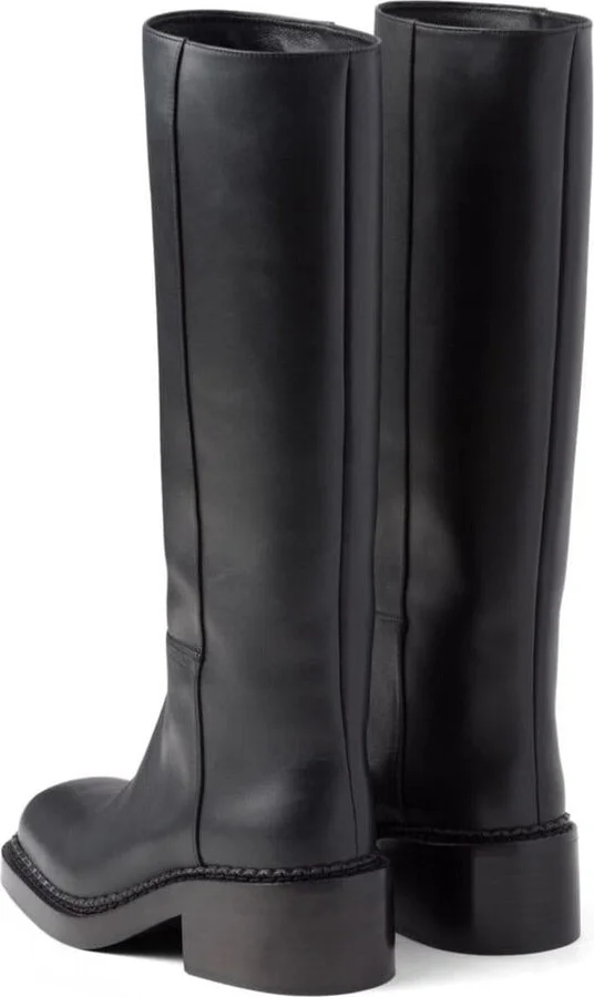 Prada Leather Boots - Image 3