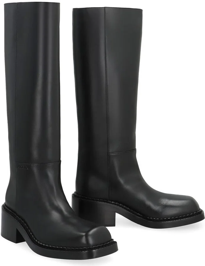 Prada Leather Boots - Image 3