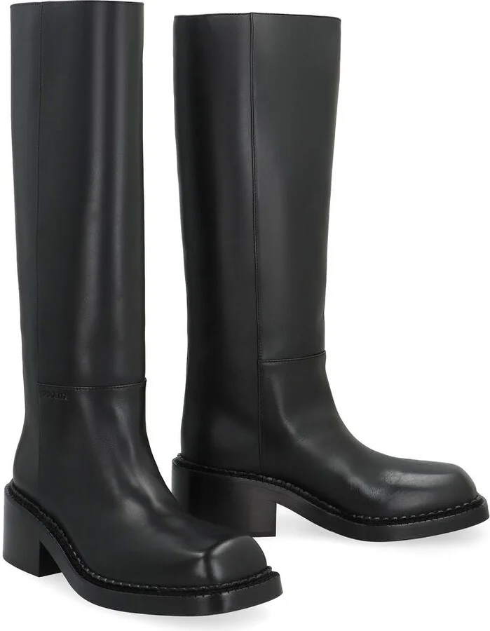 Prada Leather Boots - Image 3