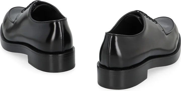 Prada Leather Lace-Up Shoes - Image 4