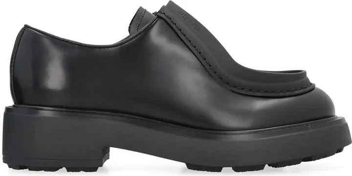 Prada Leather Lace-Up Shoes
