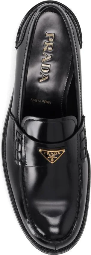 Prada Leather Loafers - Image 4