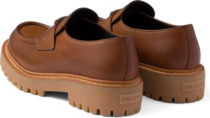 Prada Leather Loafers - Image 3
