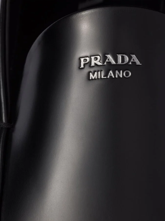 Prada Leather Loafers - Image 2
