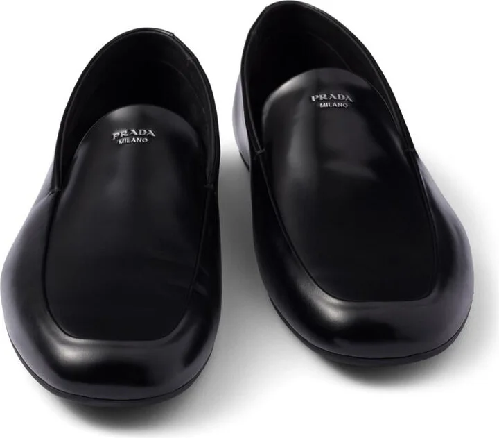 Prada Leather Loafers - Image 3