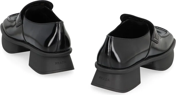 Prada Leather Loafers - Image 3