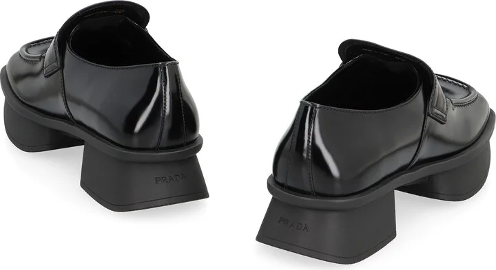 Prada Leather Loafers - Image 4