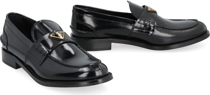 Prada Leather Loafers - Image 3
