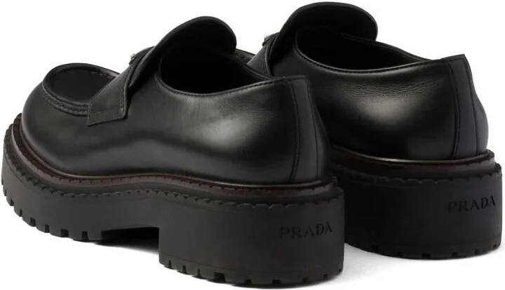 Prada Leather Loafers - Image 3