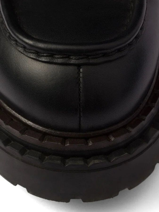 Prada Leather Loafers - Image 6