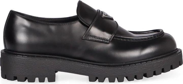Prada Leather Loafers - Image 2