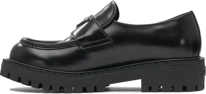Prada Leather Loafers - Image 3
