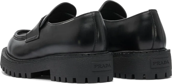 Prada Leather Loafers - Image 4