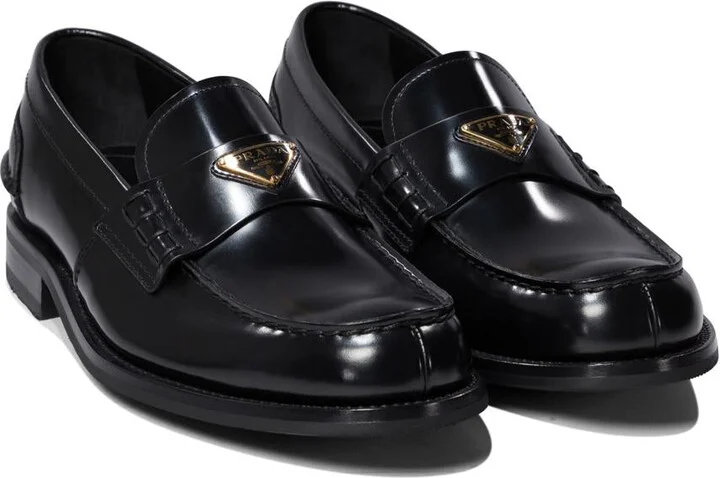 Prada Leather Loafers - Image 2
