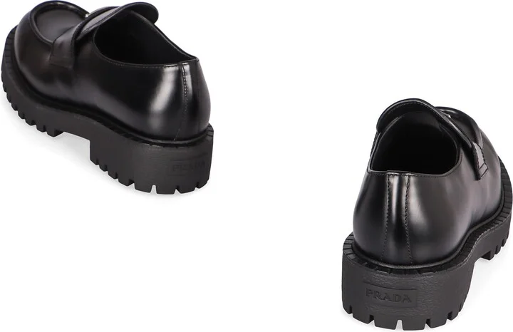 Prada Leather Loafers - Image 4