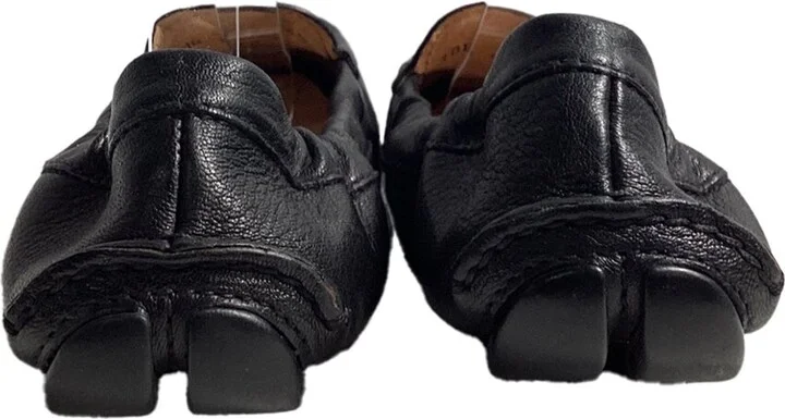 Prada Leather Logo Scrunch Loafer (Authentic Pre-Loved) - Image 2