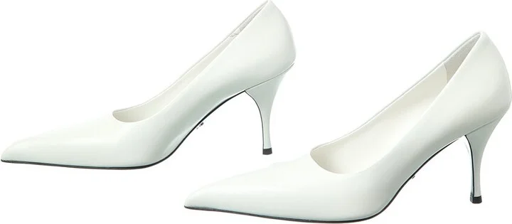 Prada Leather Pointy-Toe Pump (Authentic Pre-Loved) - Image 2