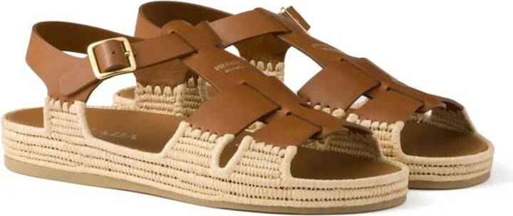 Prada Leather Sandals - Image 2