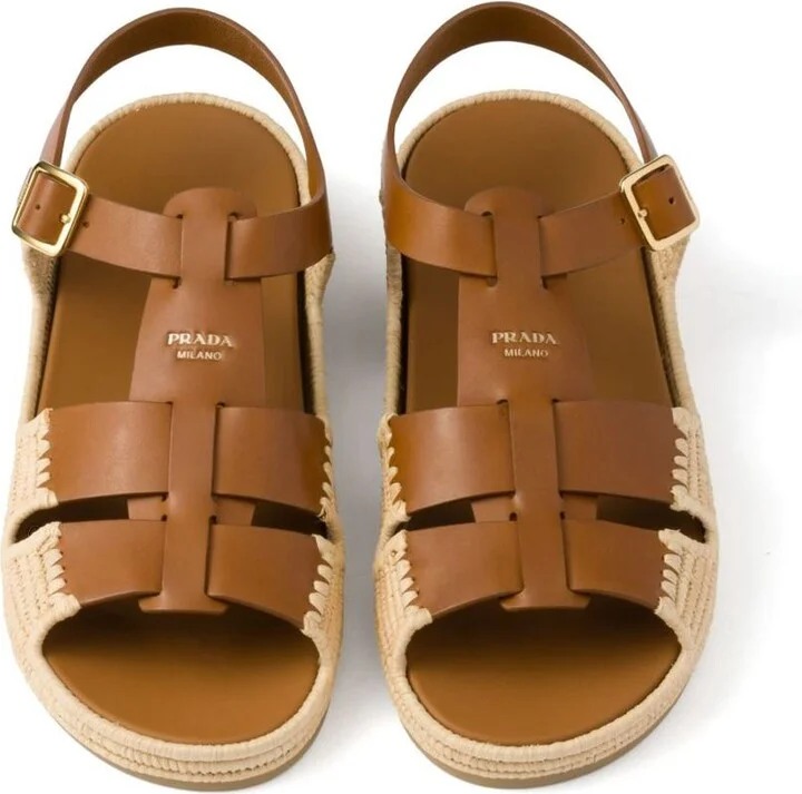 Prada Leather Sandals - Image 3
