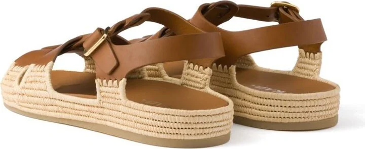 Prada Leather Sandals - Image 4