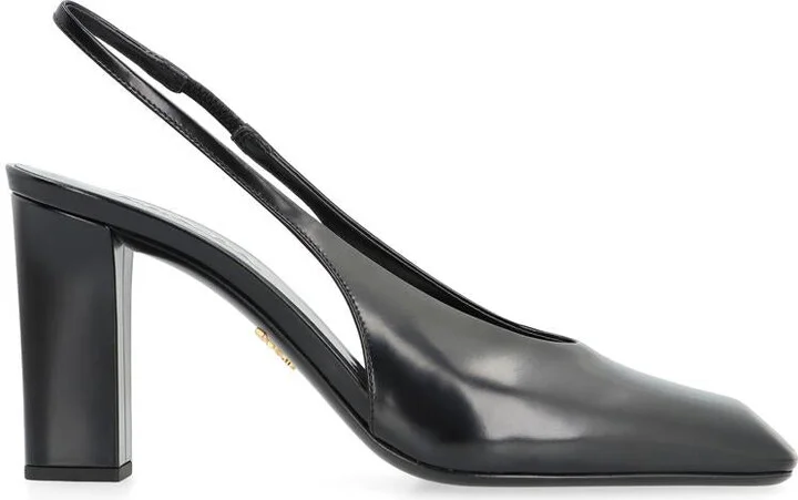 Prada Leather Slingback Pumps