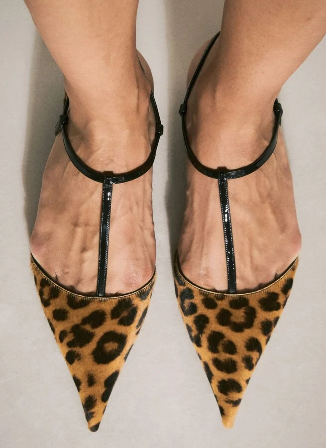 Prada Leopard Print Slingback Kitten Heels - Woman Heels Brown Eu - 36 - Image 2