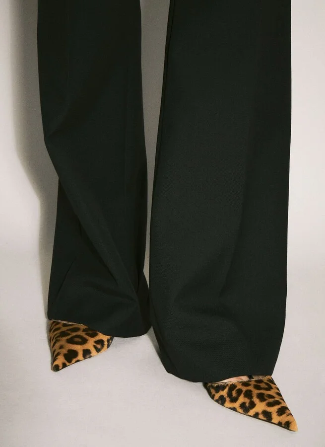 Prada Leopard Print Slingback Kitten Heels - Woman Heels Brown Eu - 36 - Image 4