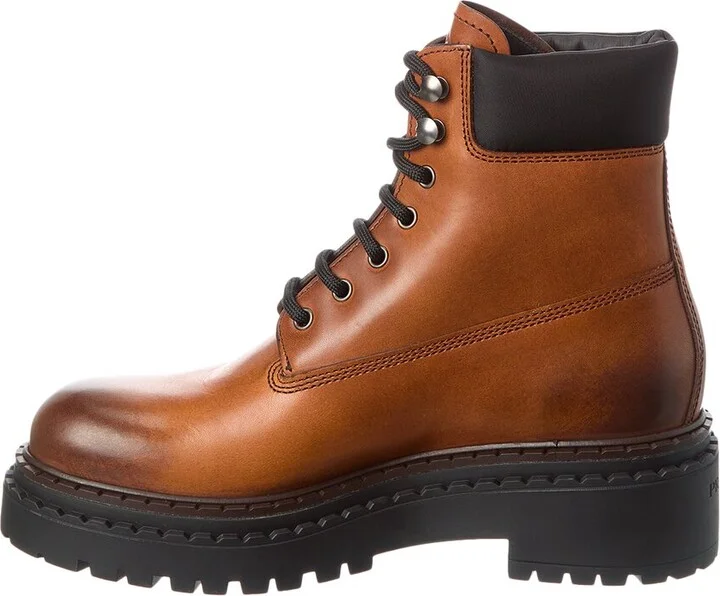 Prada Logo Leather Boot - Image 2