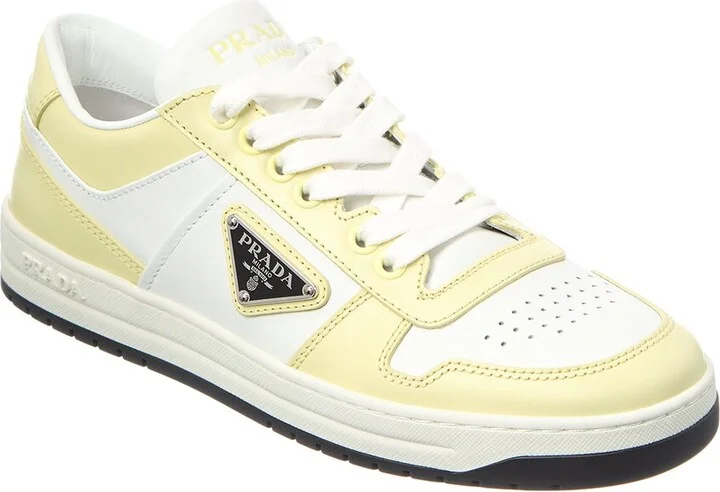 Prada Logo Leather Sneaker
