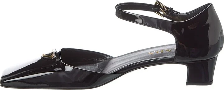Prada Logo Patent Mary Jane Pump - Image 2