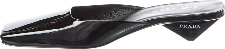 Prada Logo Patent Mule - Image 2