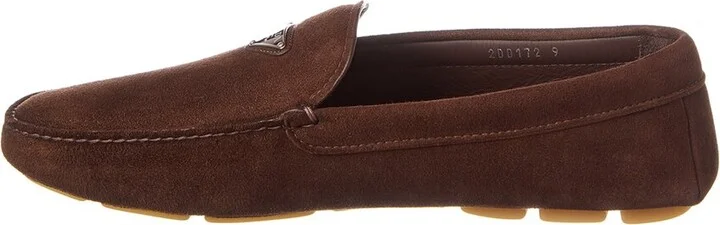 Prada Logo Suede Loafer - Image 2