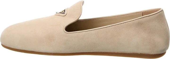 Prada Logo Suede Loafer - Image 2