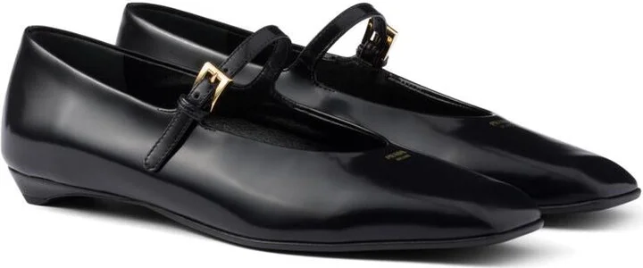 Prada Mary Jane Ballerina Shoes - Image 2