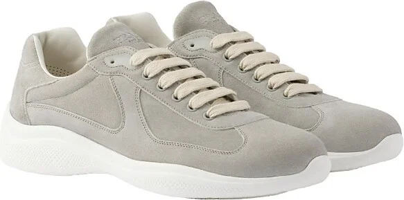 Prada Men's America's Cup Suede Sneakers